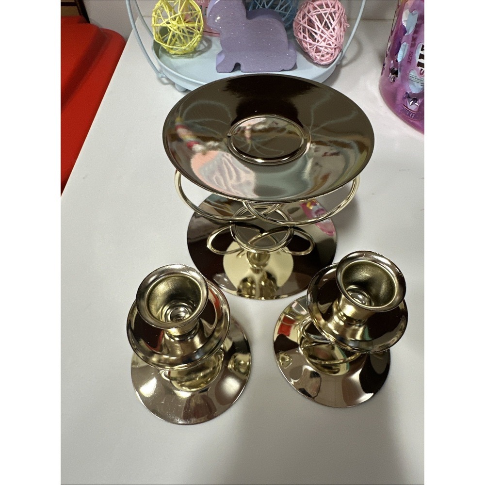 Set of ‎ 3 Candle Holder Unbranded